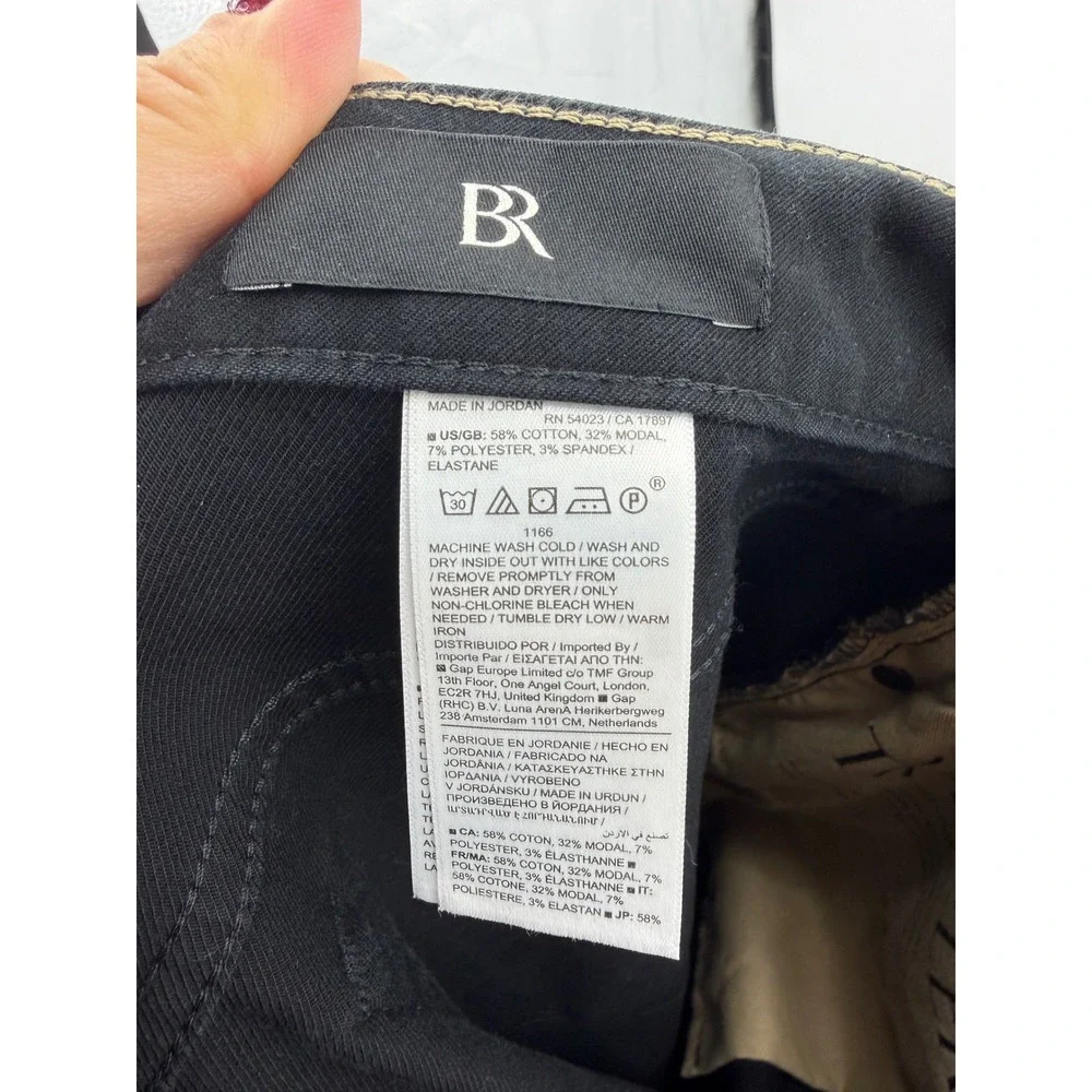 Banana Republic Traveler Slim Twill Pants Mens 33x32 Black 744271-25 Stretch